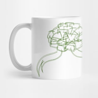 Ribbon Bow (green) Mug